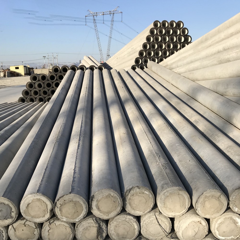 沅江190×18米非预应力水泥电线杆